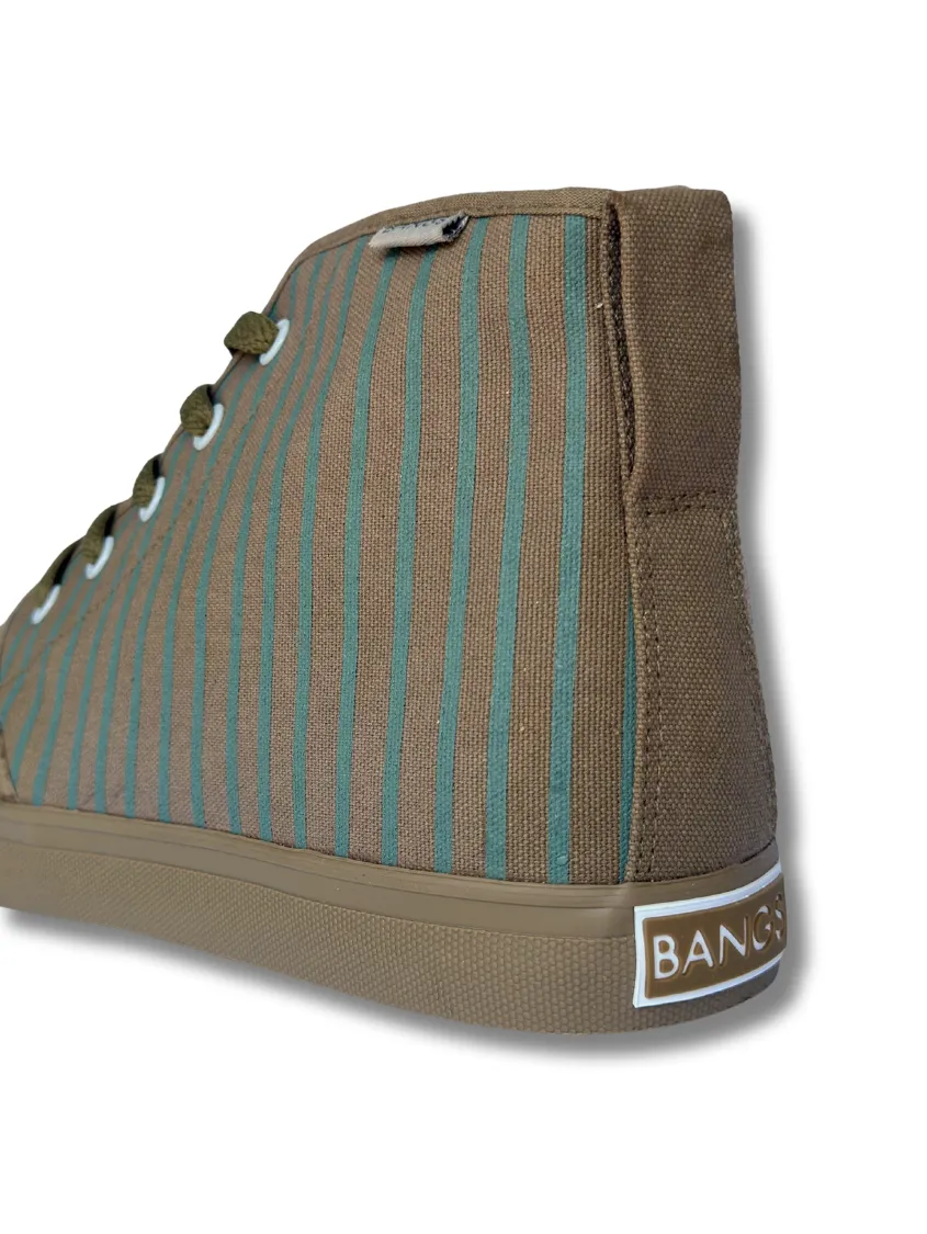 Pine Stripe High Top | Men's 8=Women's 9.5