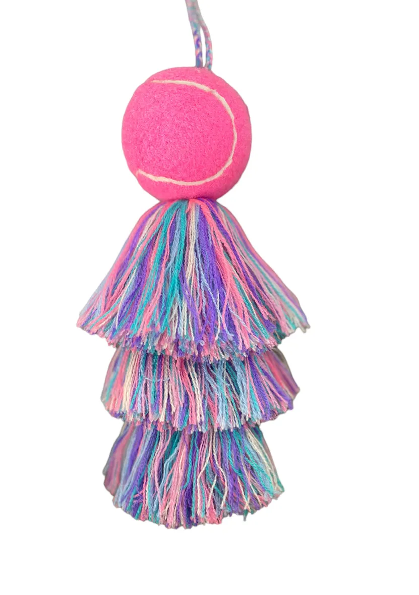 Pink Tennis Ball Pom