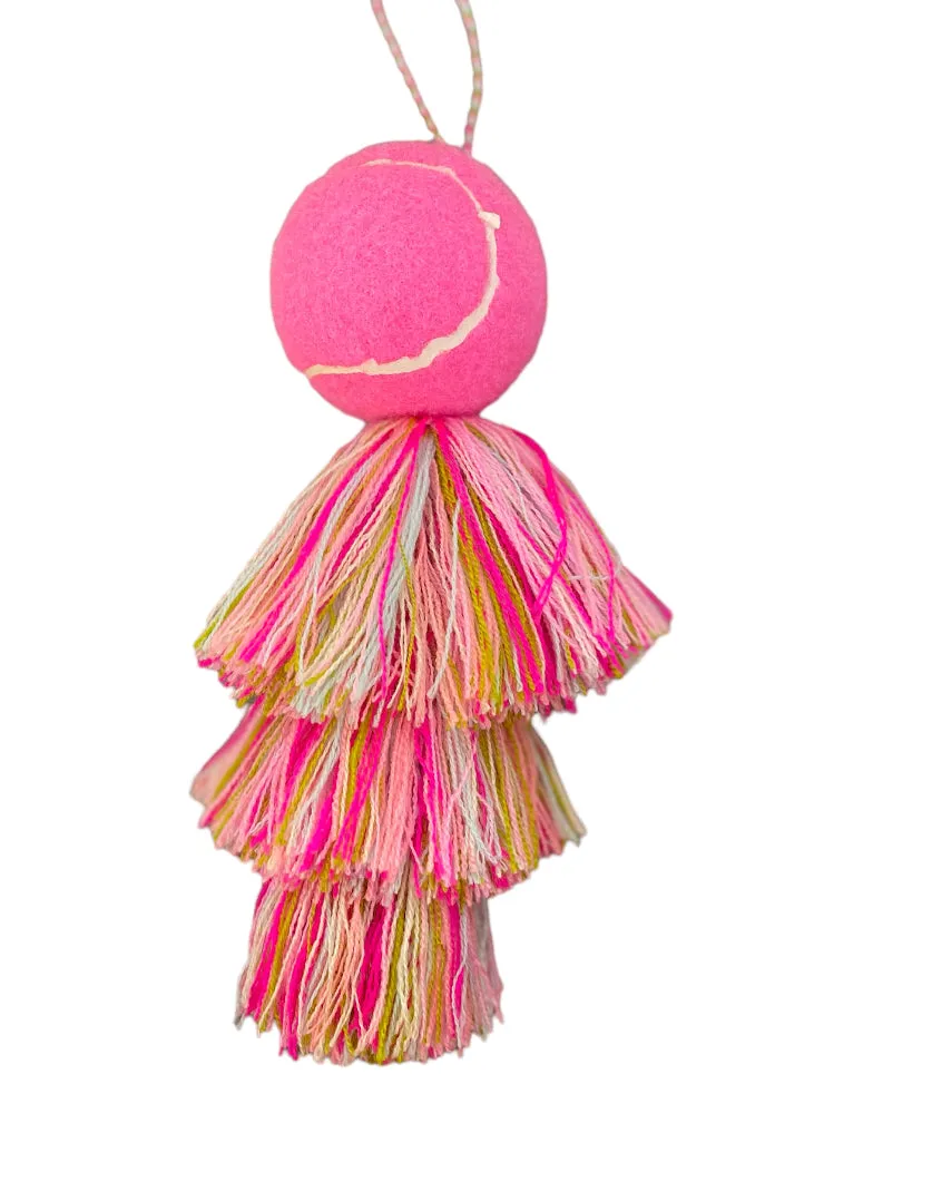 Pink Tennis Ball Pom