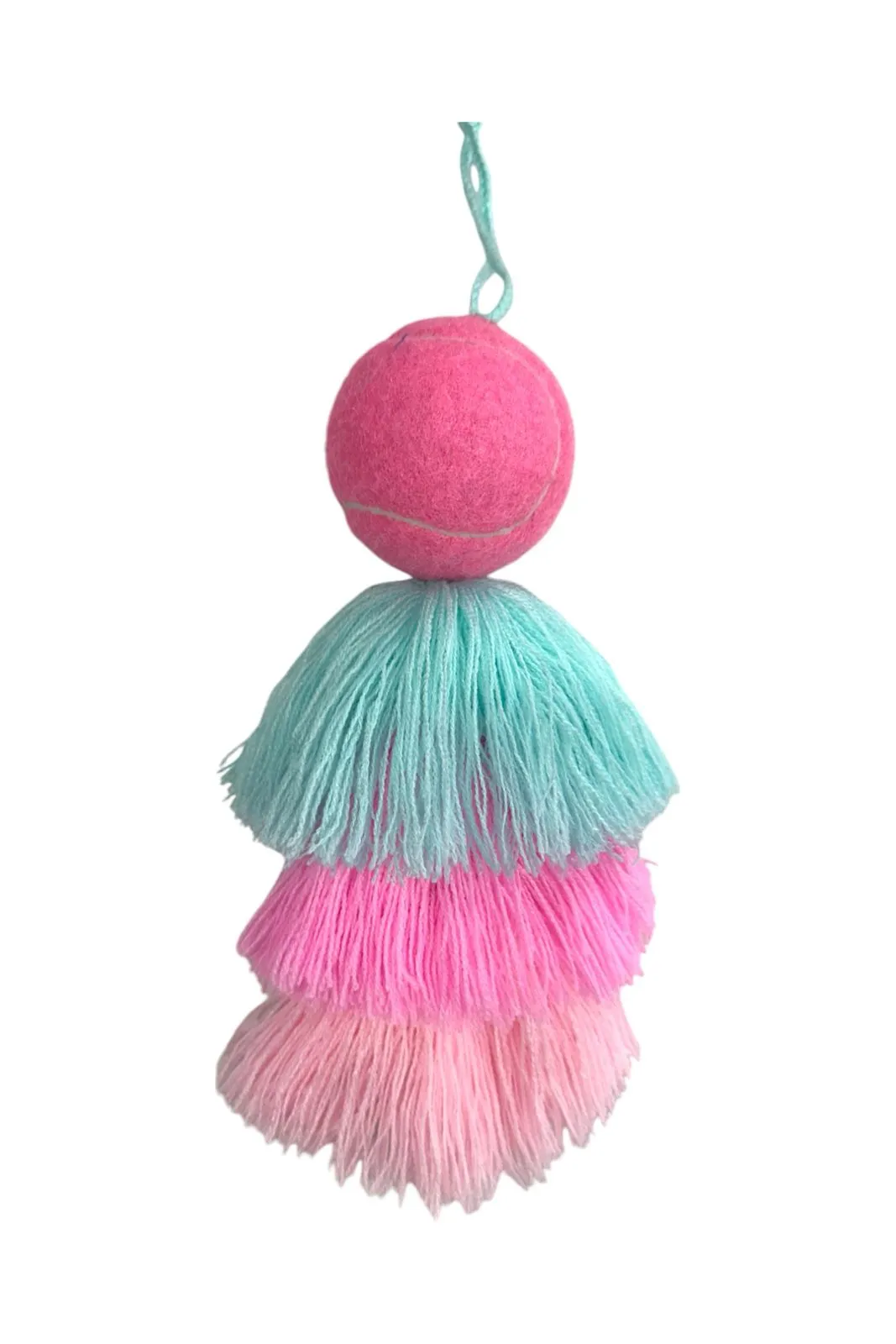 Pink Tennis Ball Pom