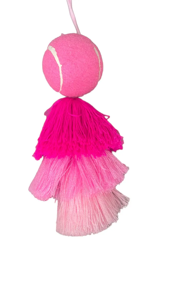 Pink Tennis Ball Pom