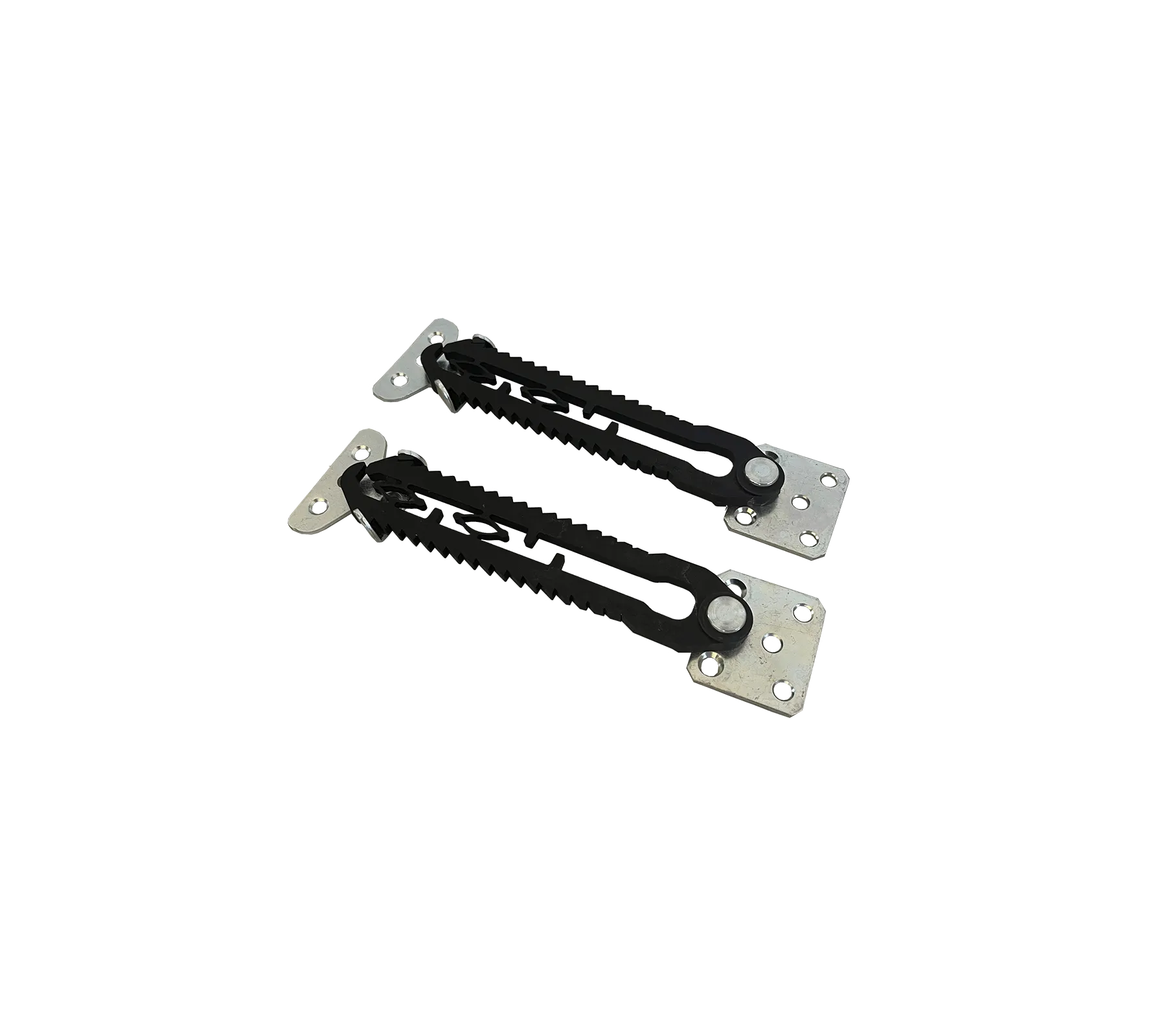 Scale connection brackets in galvanized steel w/ plastic