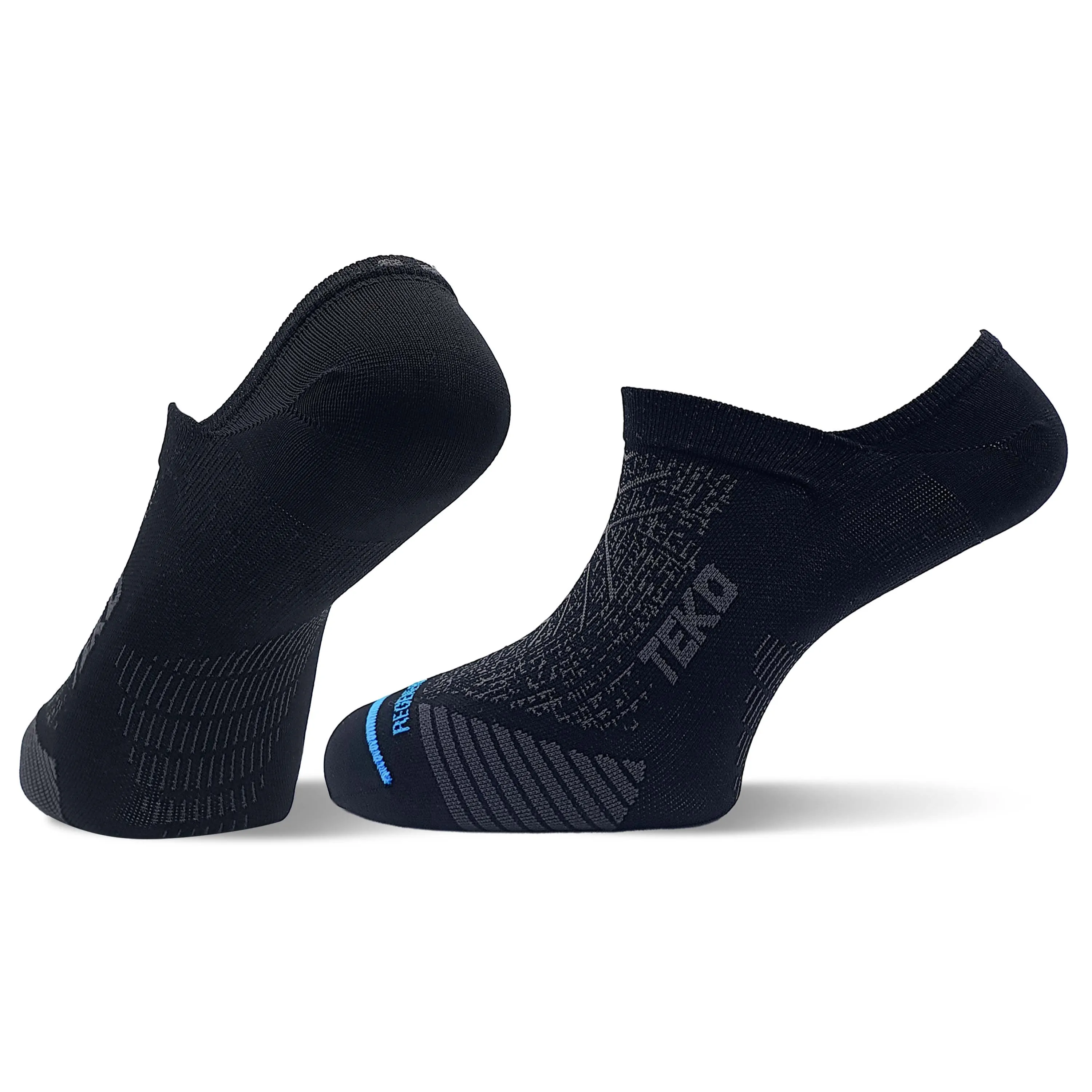 TEKO eco RUN 1.0 NO-SHOW RUNNING SOCKS - Ultralight - 2 PAIR PACK