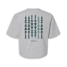 Treeline Women's Boxy Tee - Heather Gray