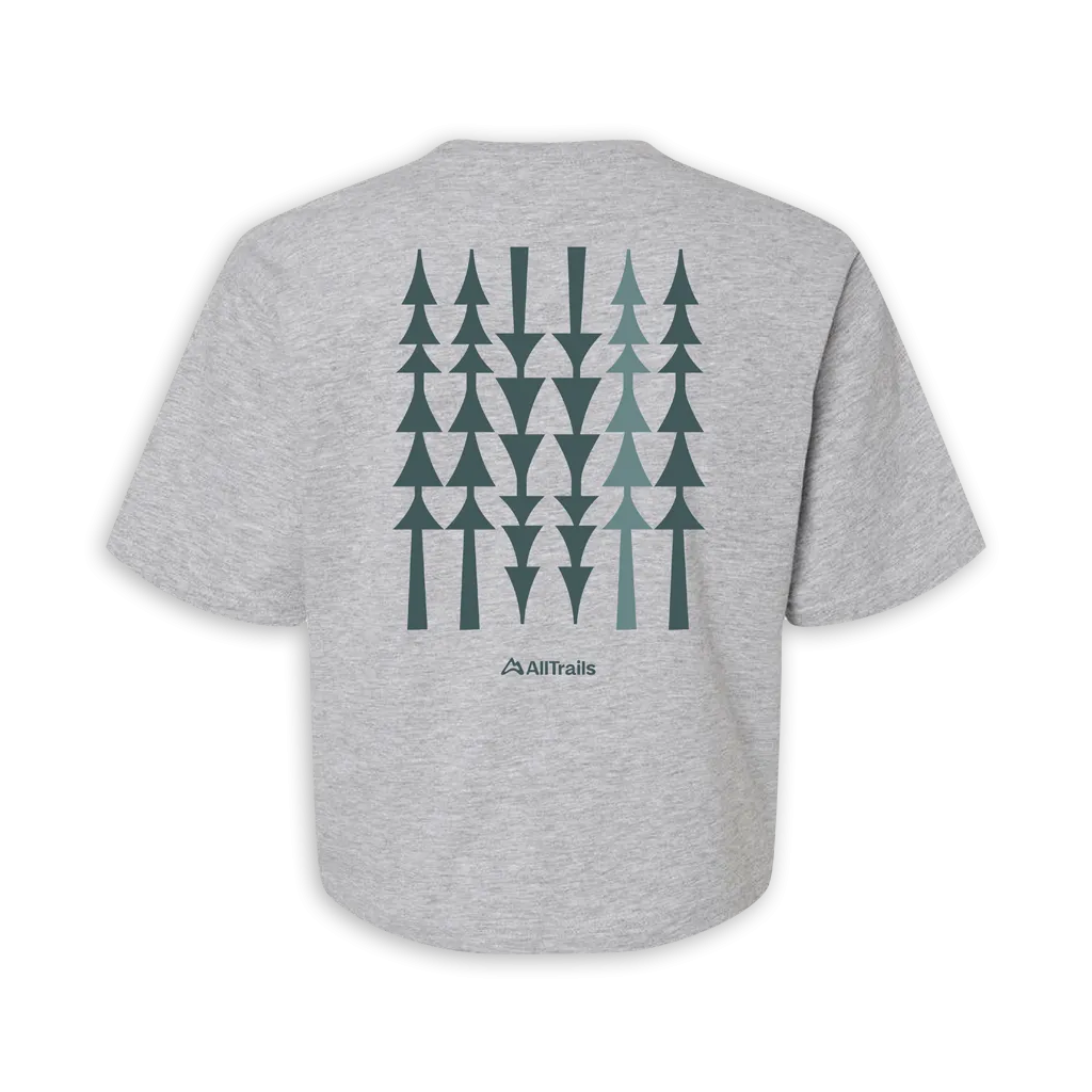 Treeline Women's Boxy Tee - Heather Gray