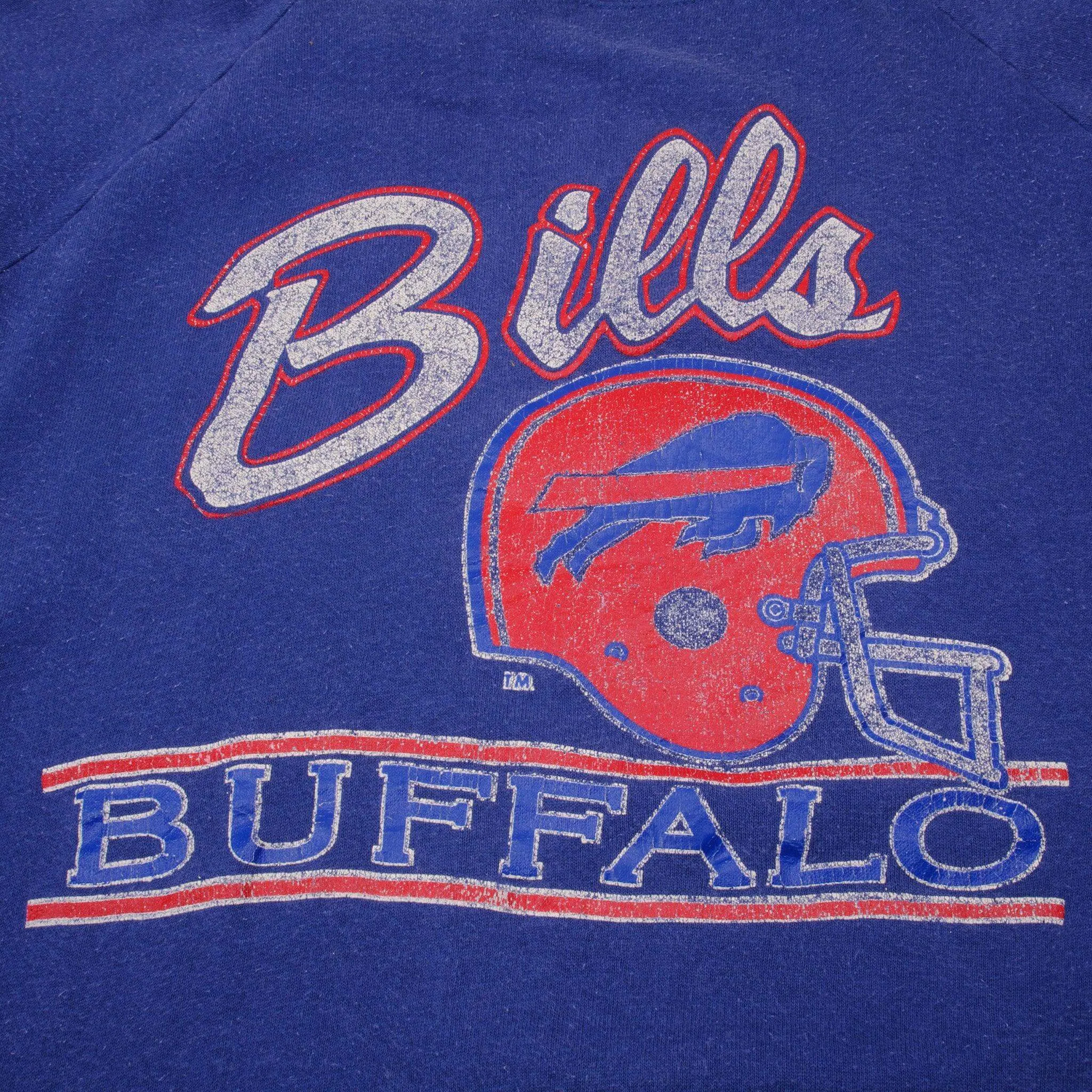 VINTAGE CHAMPION NFL BUFFALO BILLS SWEATSHIRT 1980S XL MADE USA