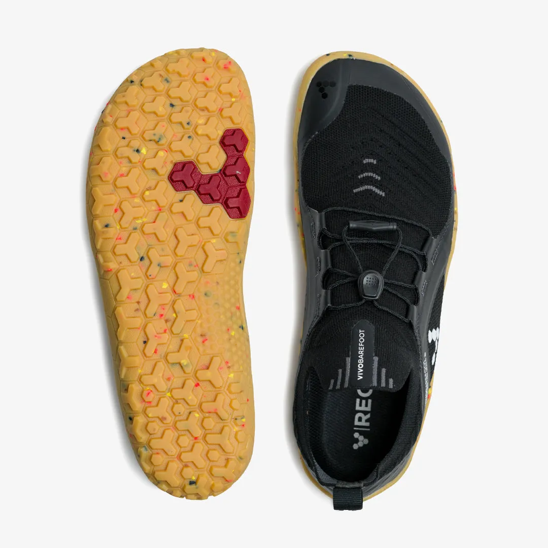 Vivobarefoot Primus Trail Knit FG Womens – Obsidian/Gum