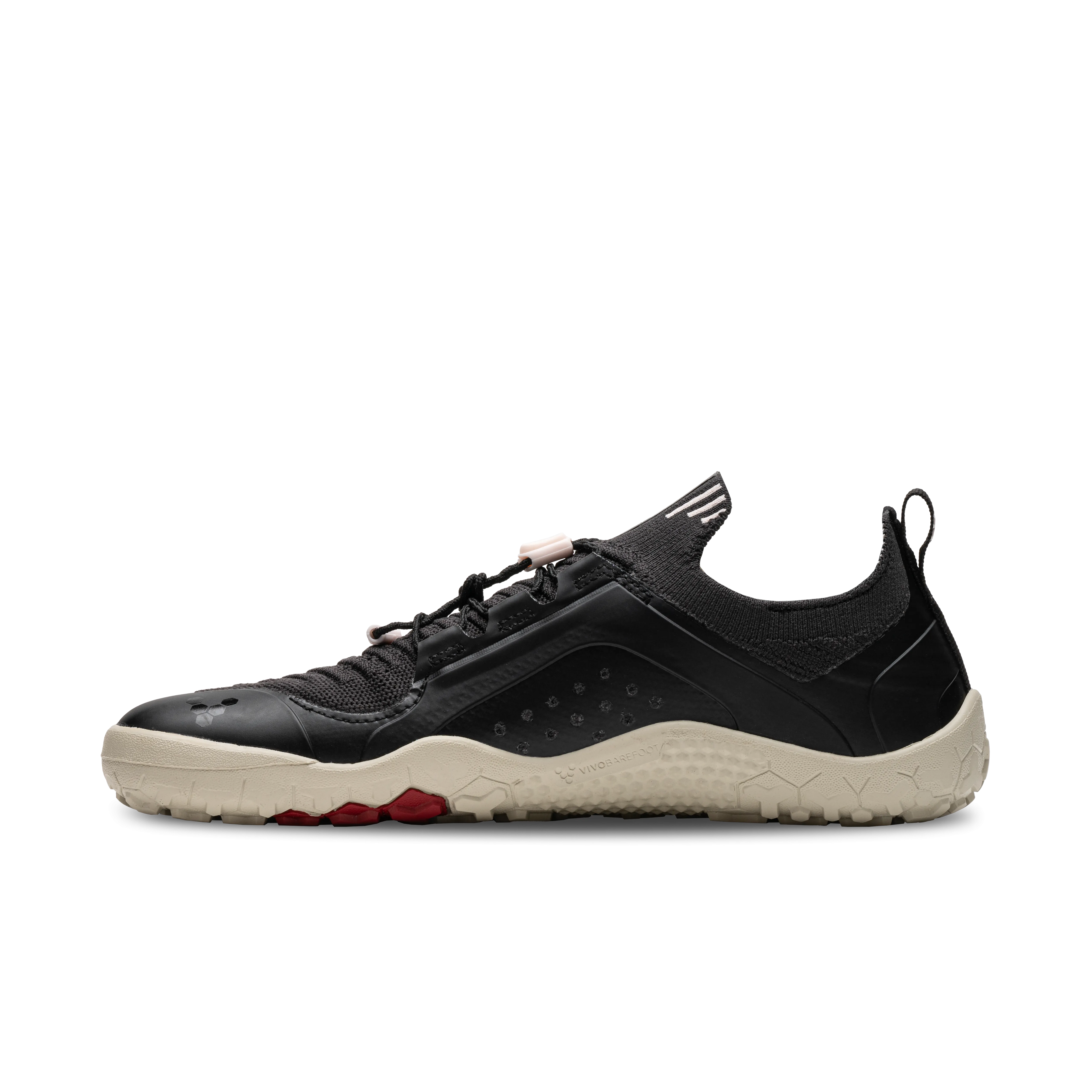 Vivobarefoot Primus Trail Knit FG Womens – Obsidian/Misty Rose/Limestone