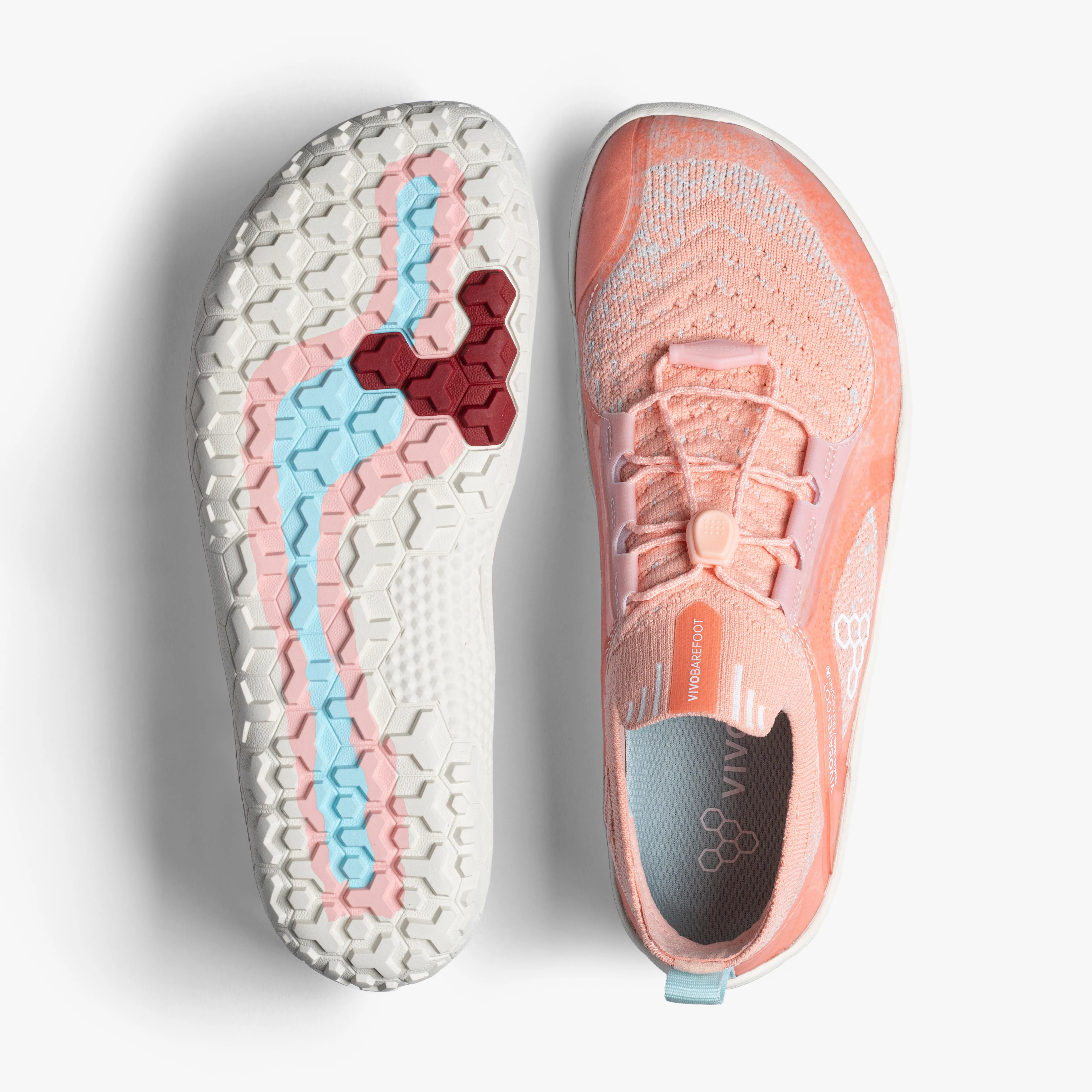 Vivobarefoot Primus Trail Knit FG Womens – Peach Melba