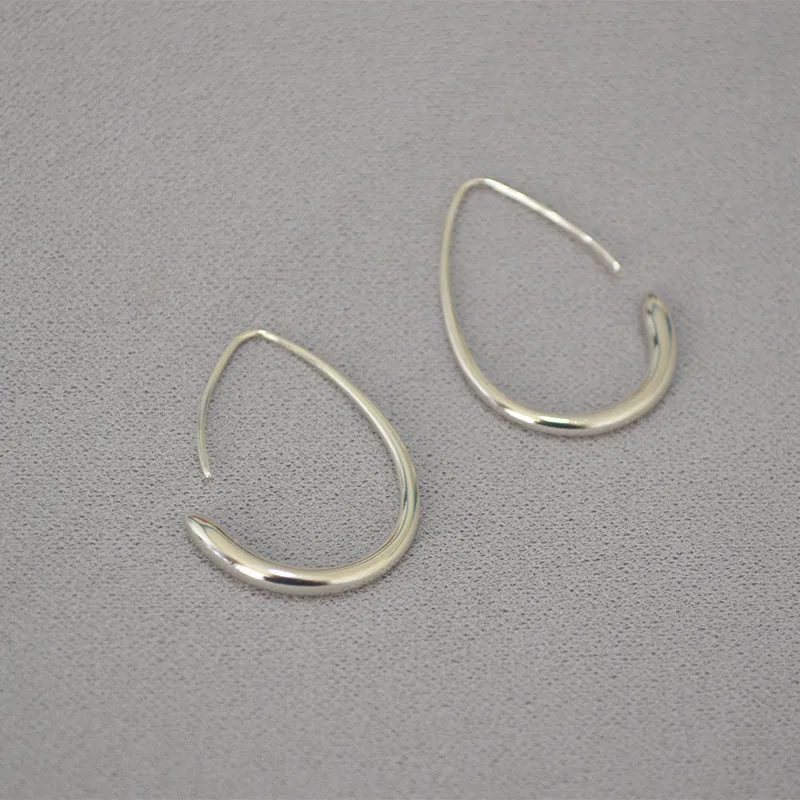 Waterdrop Shape Hoop Earrings